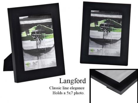 Langford 5x7 Black Frame
