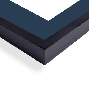 8x10 to 11x 14 Frame with a  Blue Matt 