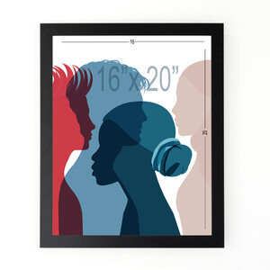 16x20 Black Wall Frame