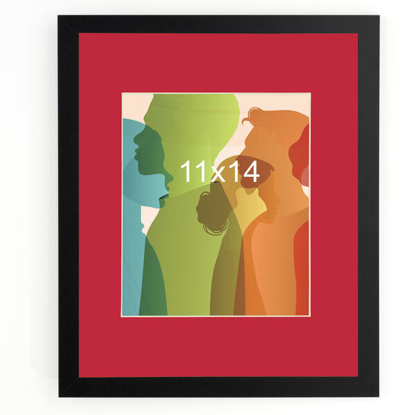 11x14 to 16x20  Langford  Frame with a RED matte