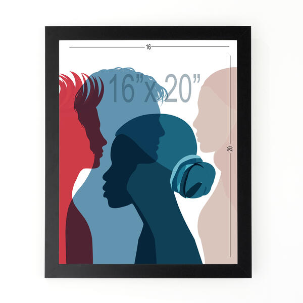 16x20 Black Wall Frame